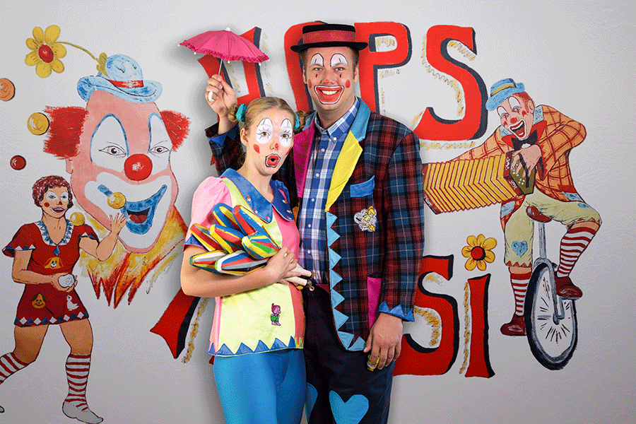 Bild für Clown Hops und Hopsi: Hops, der Oberkellner
