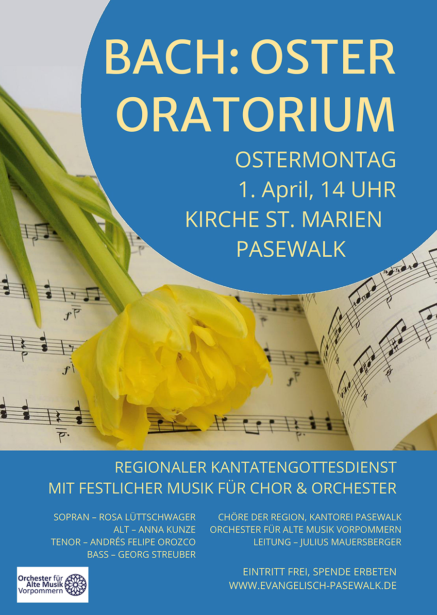 Bild für J. S. Bach, „Osteroratorium“ mit Chor und Orchester